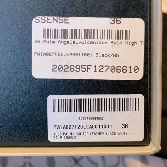 LIKE NEW PALM ANGELS LEATHER SNEAKERS - Picture 4 of 4